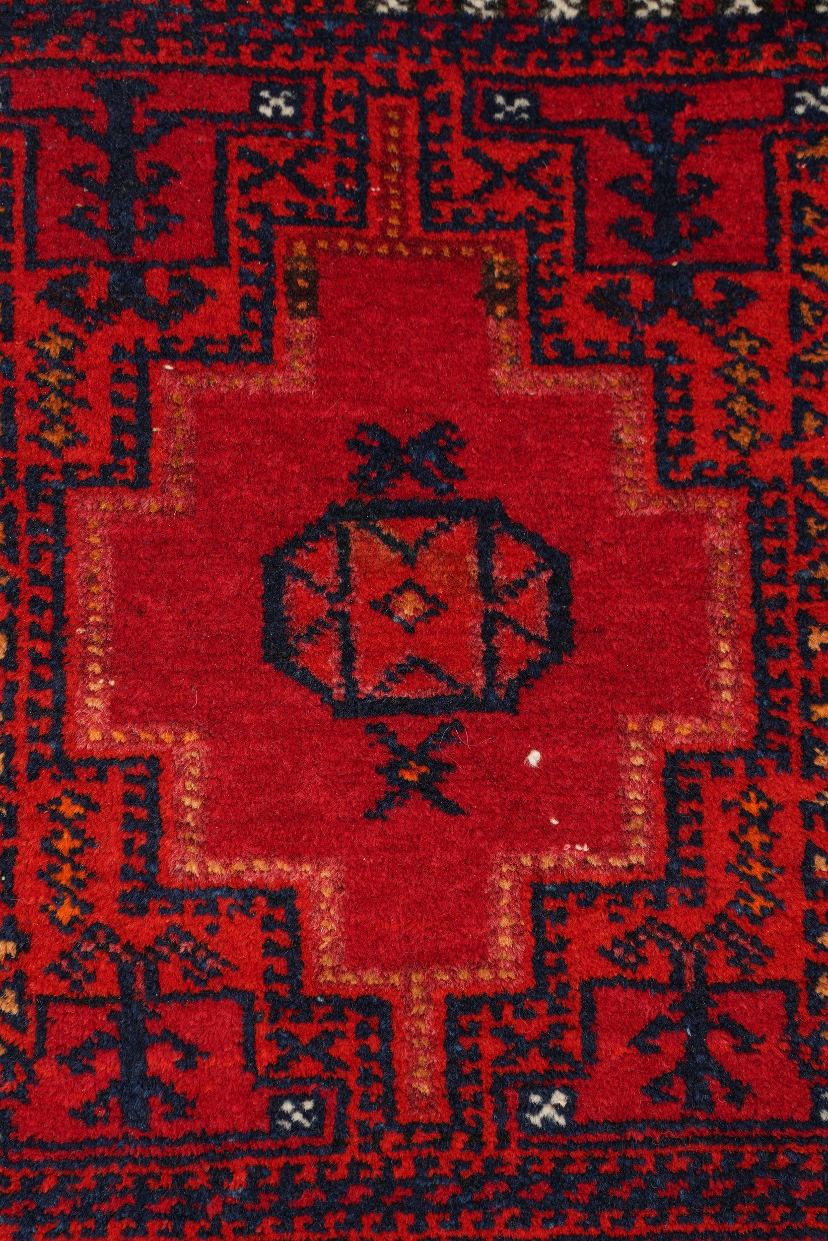 Vintage Ersari Prayer Rug 3'10" x 2'10"