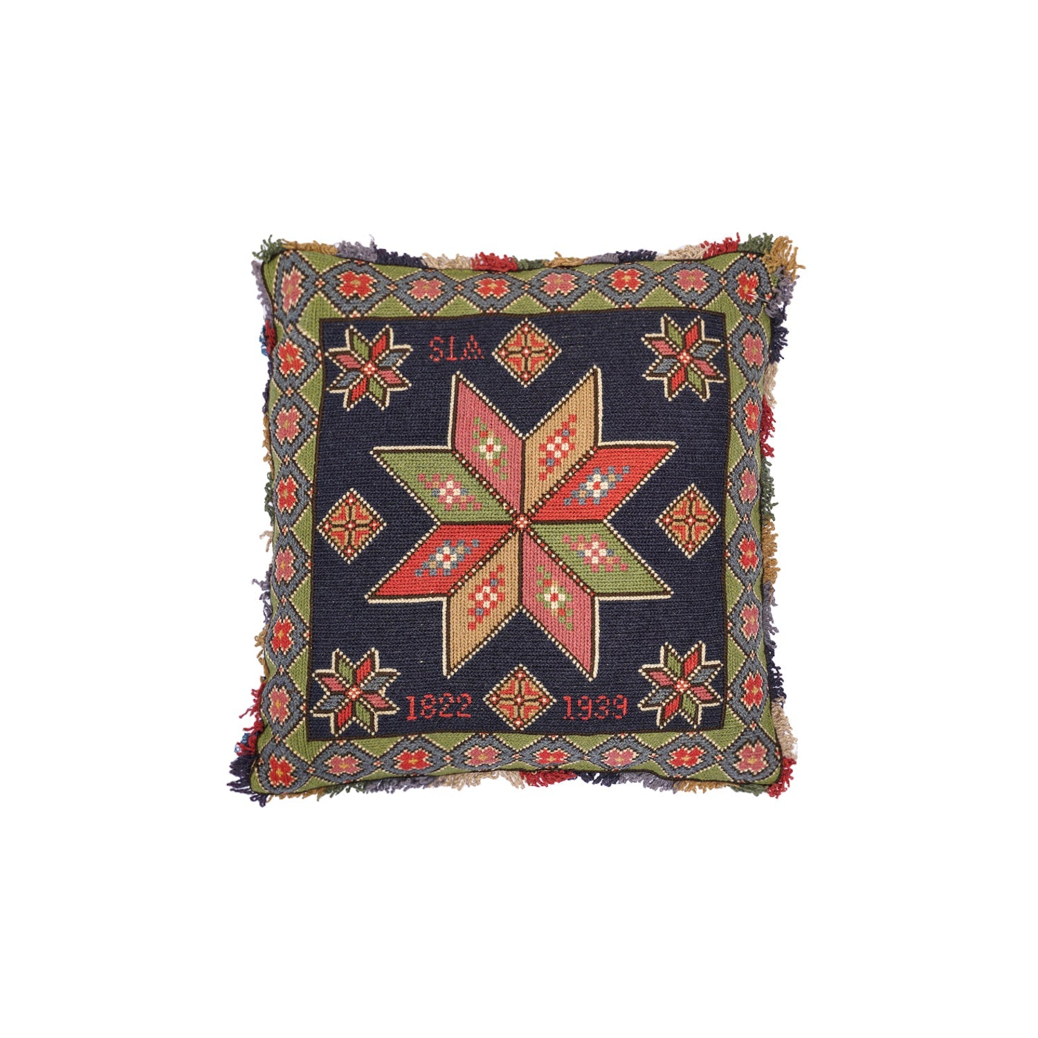 Vintage Swedish cushion 1'6" x 1'6" (Agedyna)