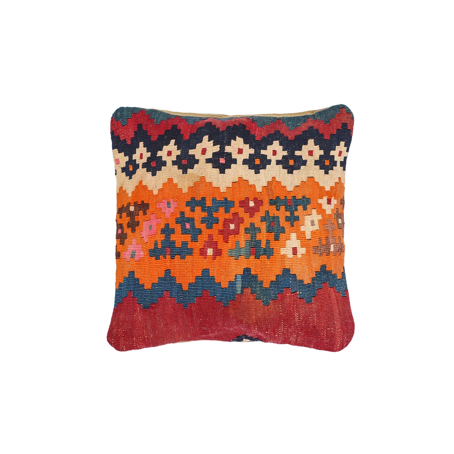 Antique Kilim cushion 1'4" x 1'4"