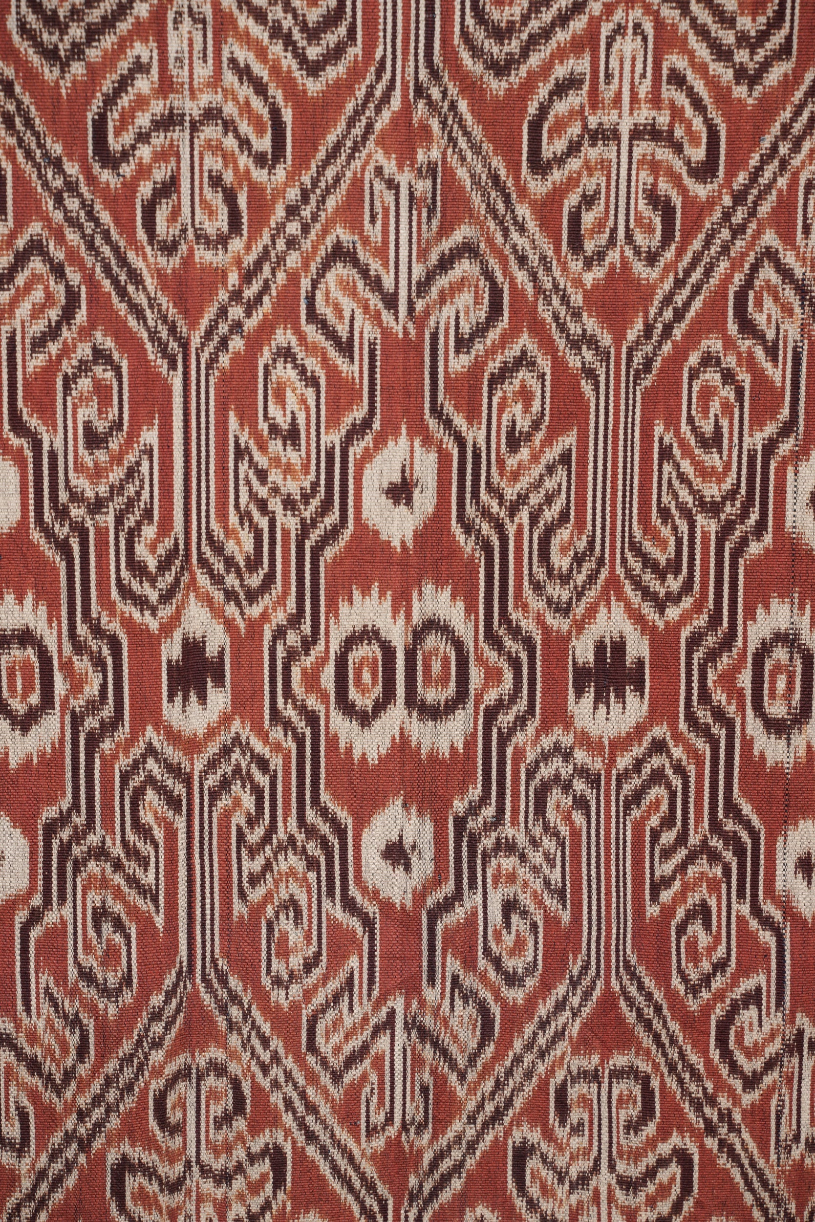 Vintage Indonesian Ikat Textile 7' x 3'7"