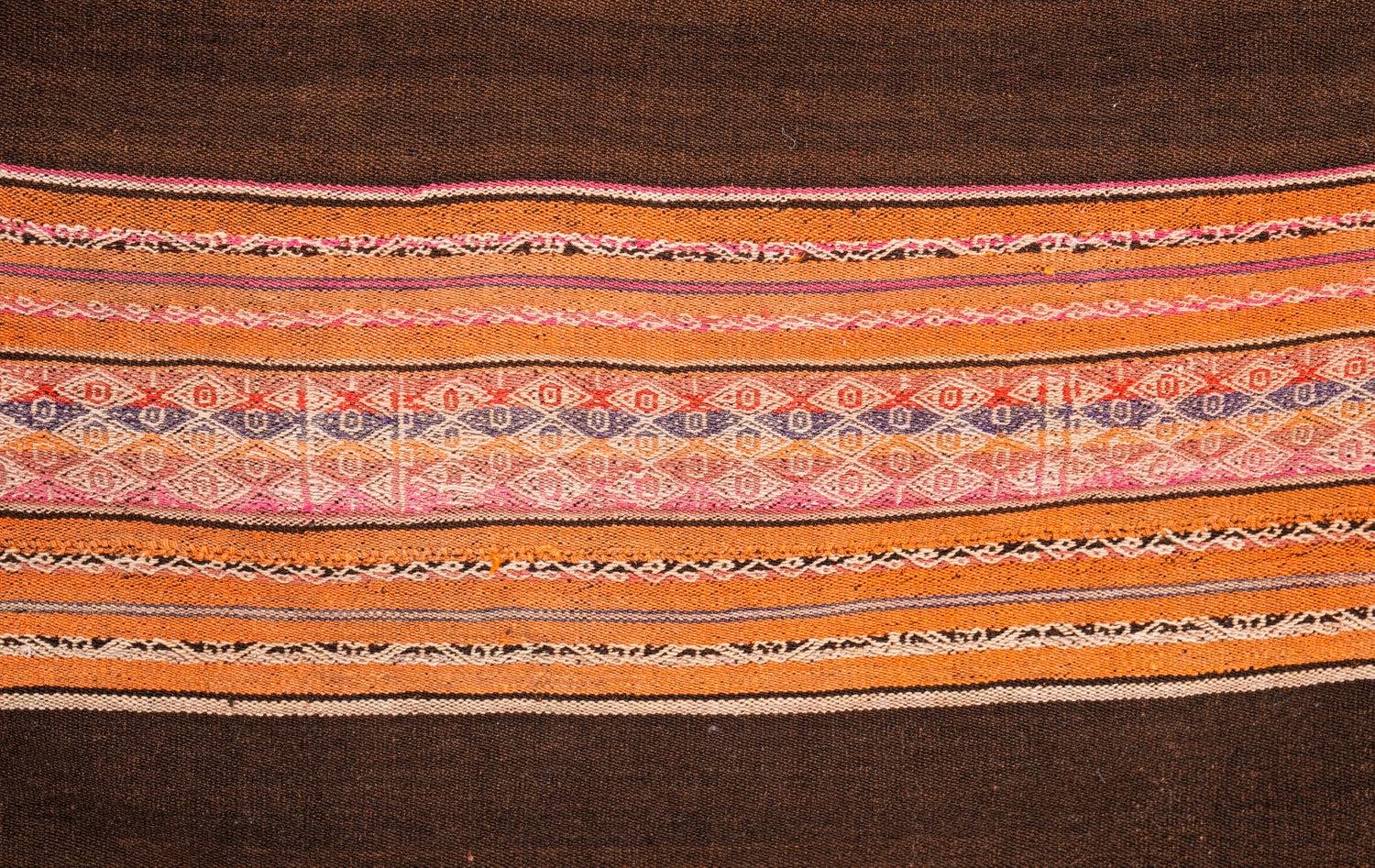 Vintage Bolivian Textile 3'6" x 3'1"