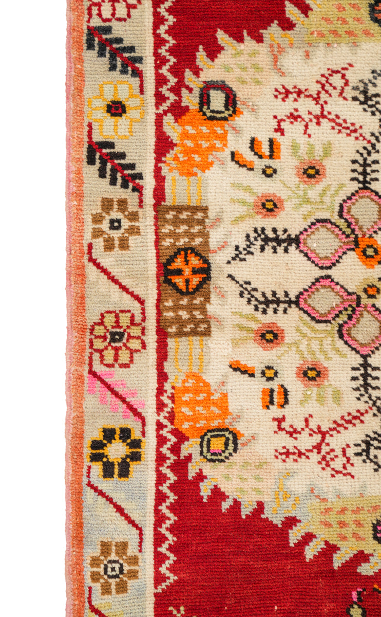 Vintage Turkish Rug 5'6" x 2'8"