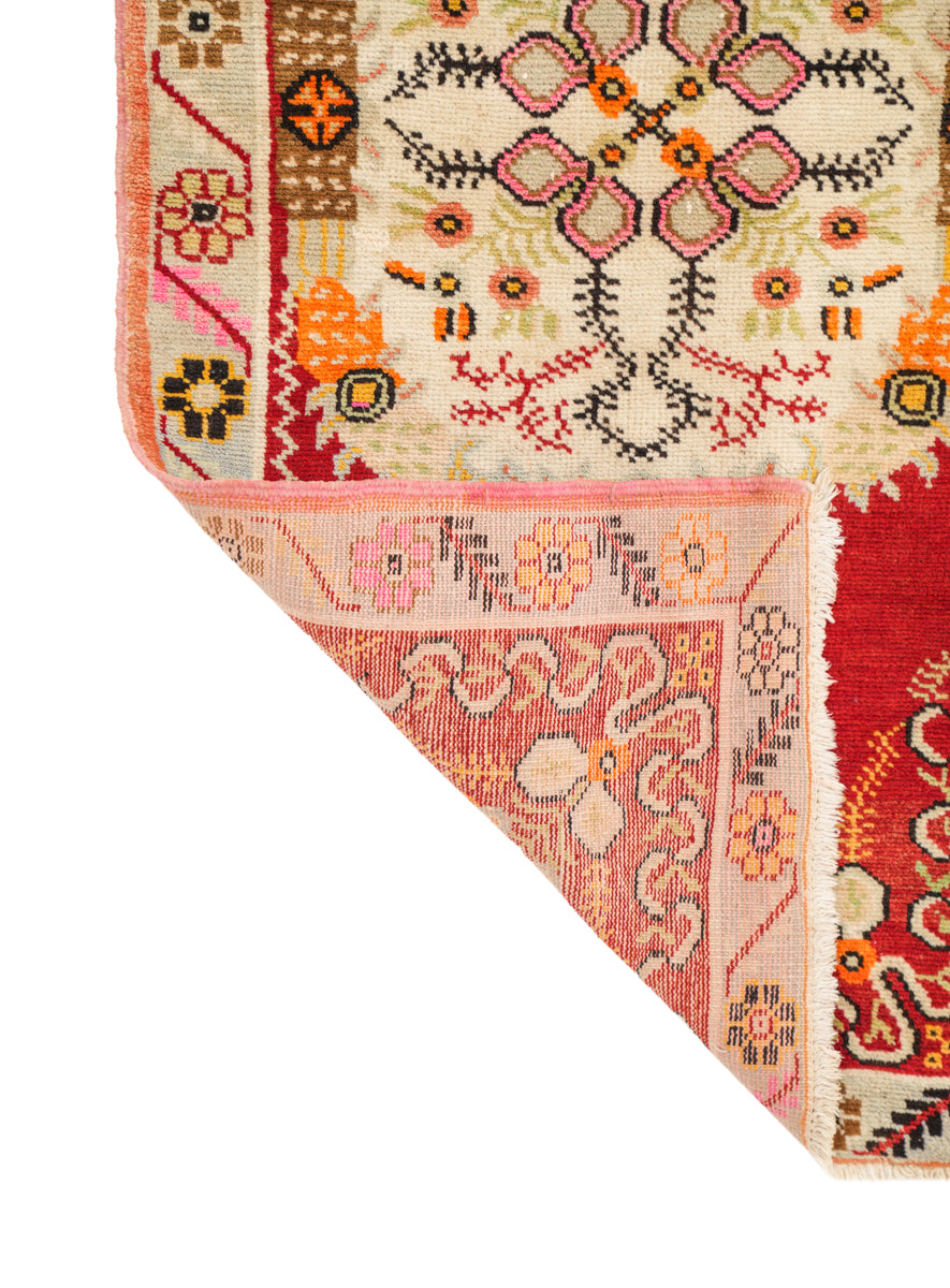 Vintage Turkish Rug 5'6" x 2'8"