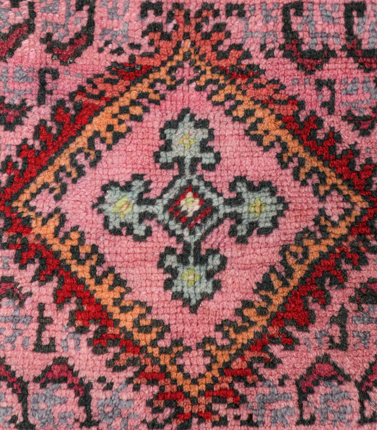 Vintage Moroccan Table Rug 1'9" x 1'7"