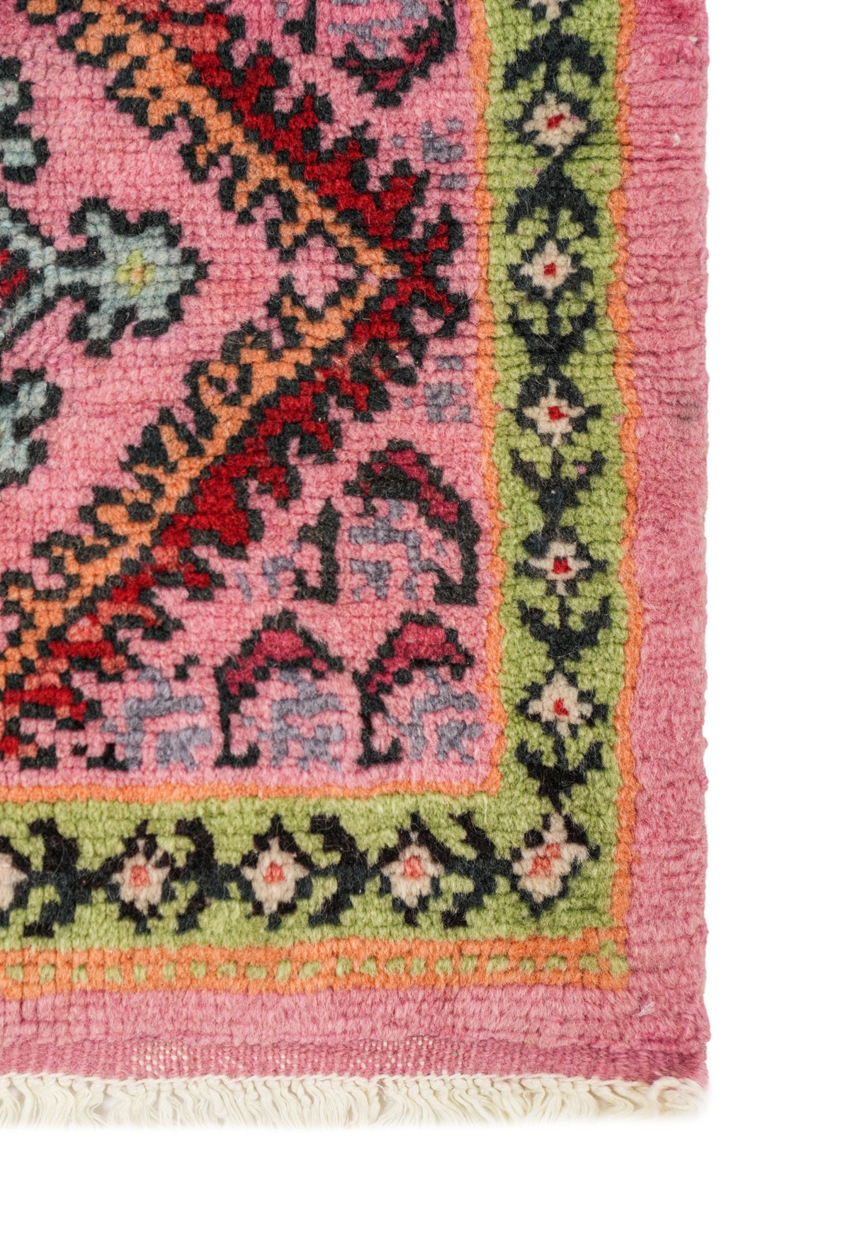 Vintage Moroccan Table Rug 1'9" x 1'7"