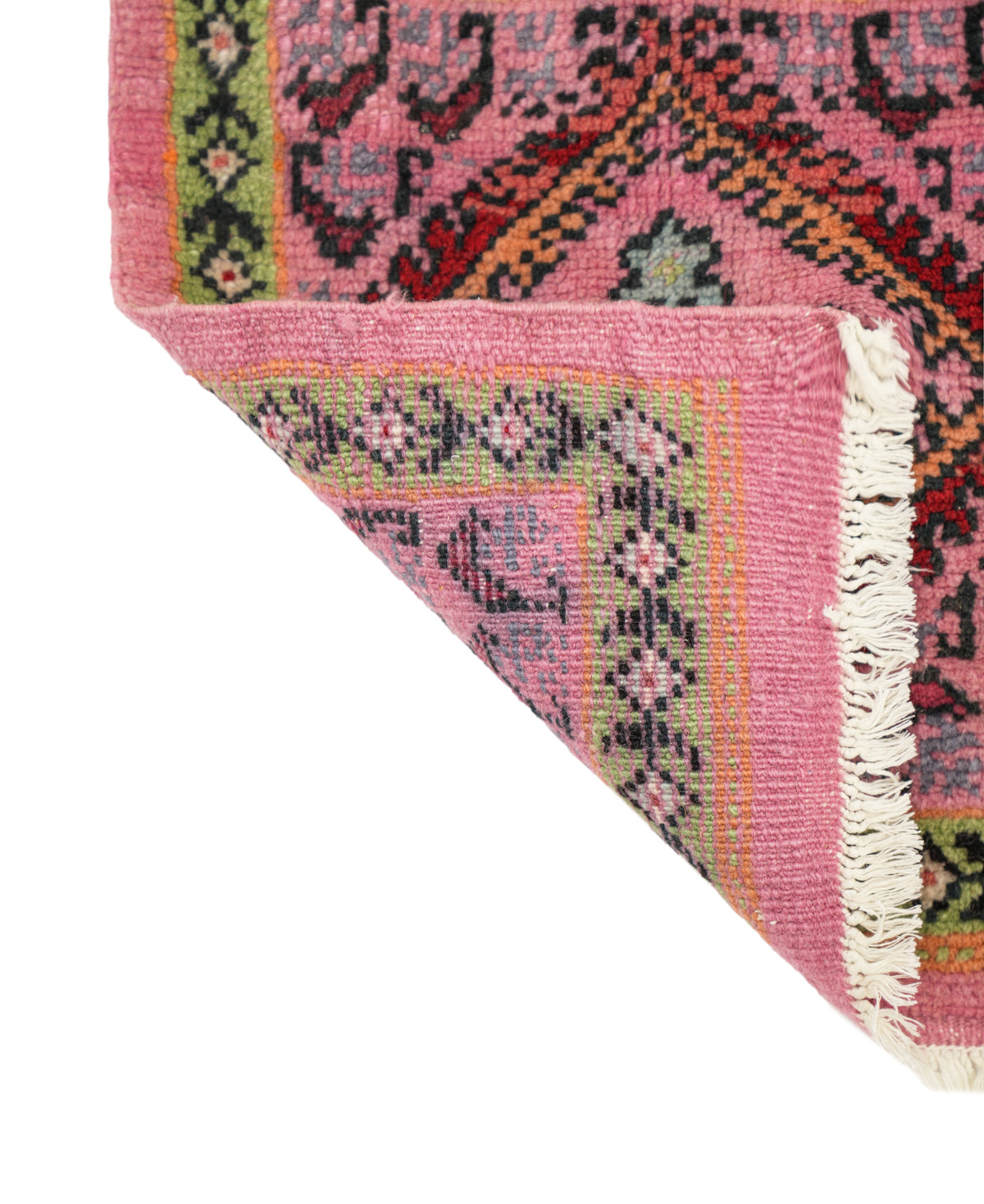 Vintage Moroccan Table Rug 1'9" x 1'7"