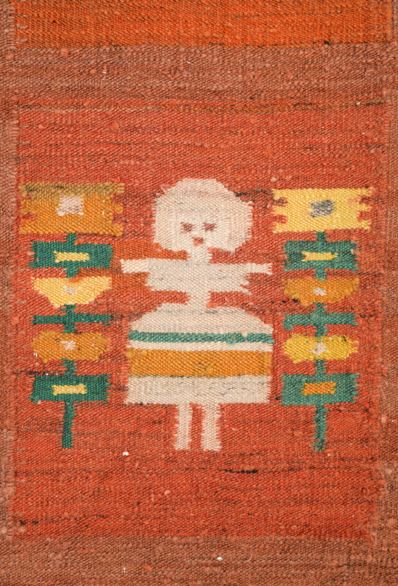 Vintage Polish DOLL Tapestry 3'1" x 2'7"