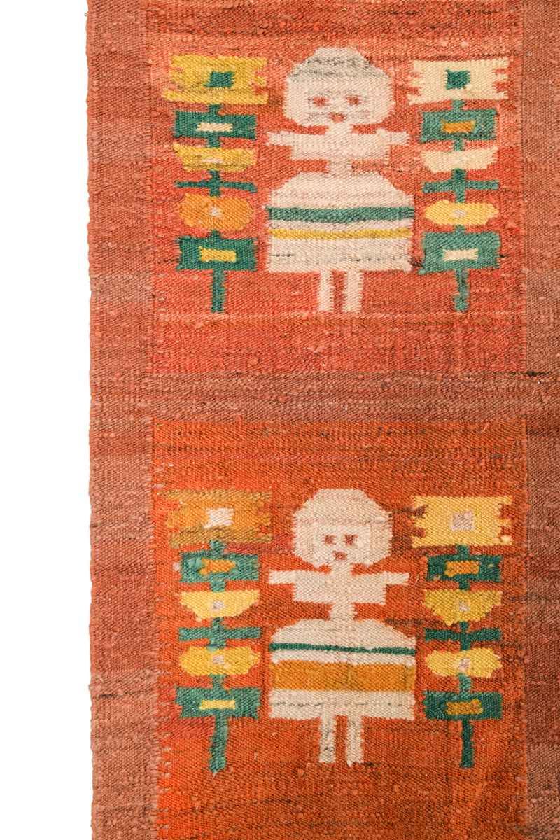 Vintage Polish DOLL Tapestry 3'1" x 2'7"