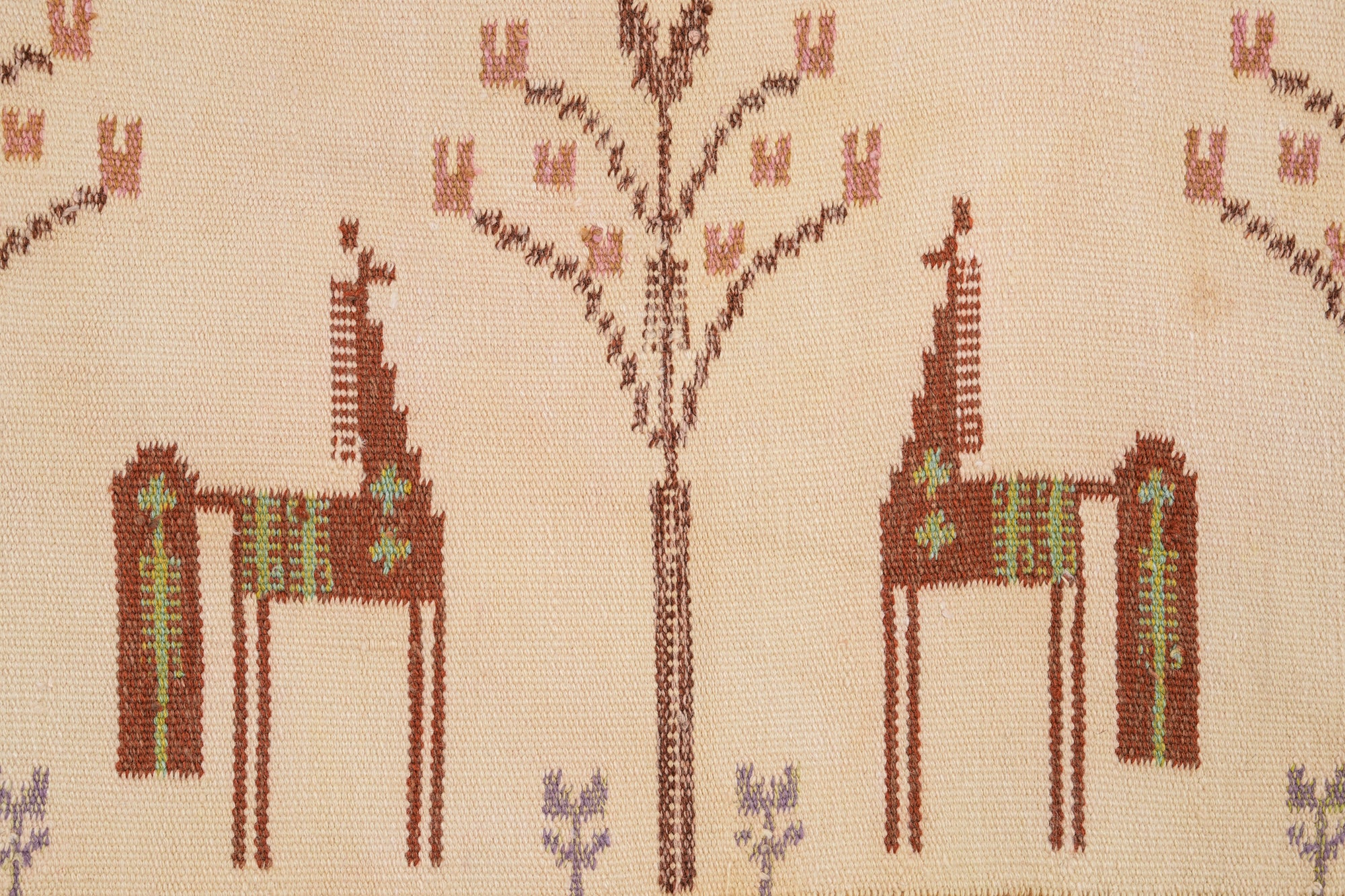 Vintage Scandanavian Eva Nemeth Tapestry 5'8" x 1'9"