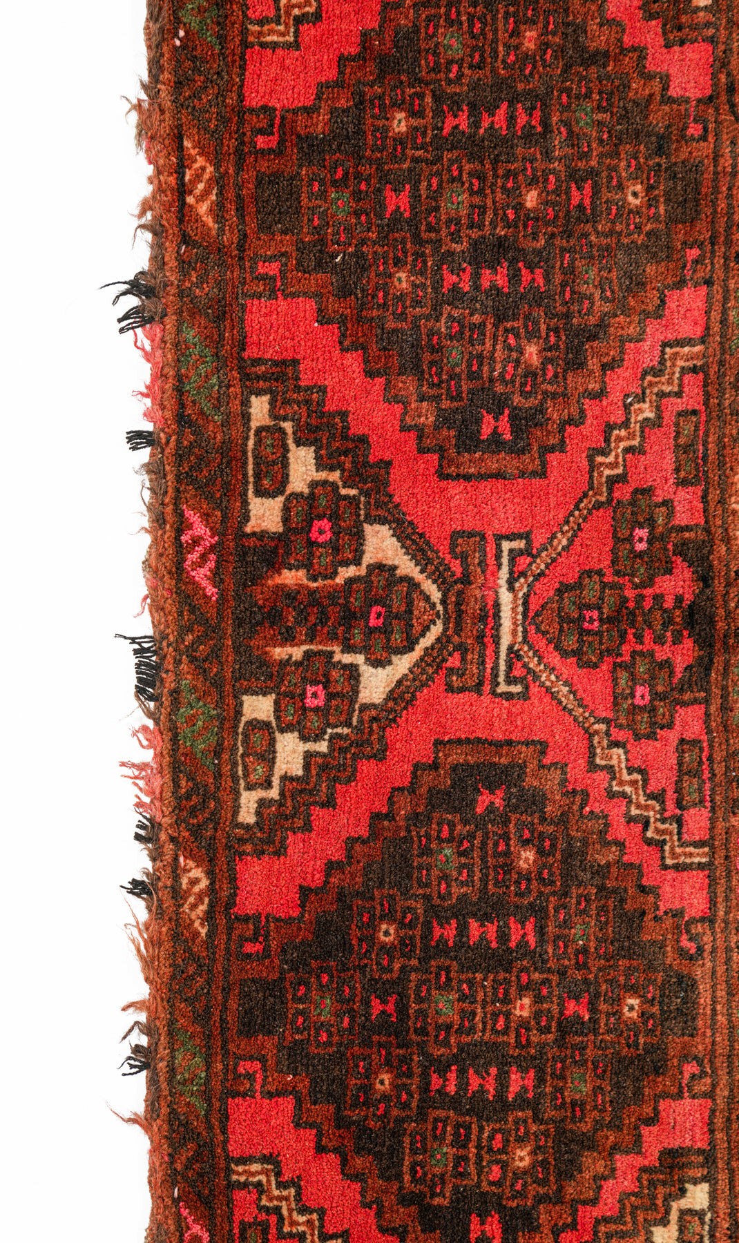 Vintage Turkmen Torba Rug 5' x 1'3"