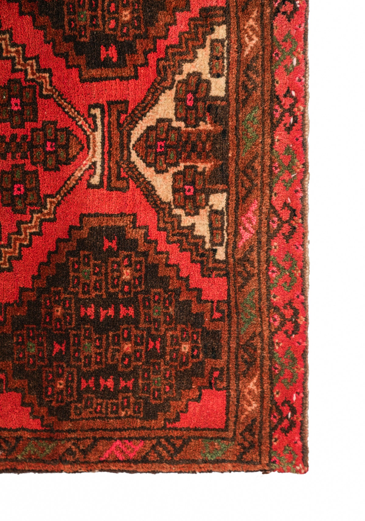 Vintage Turkmen Torba Rug 5' x 1'3"