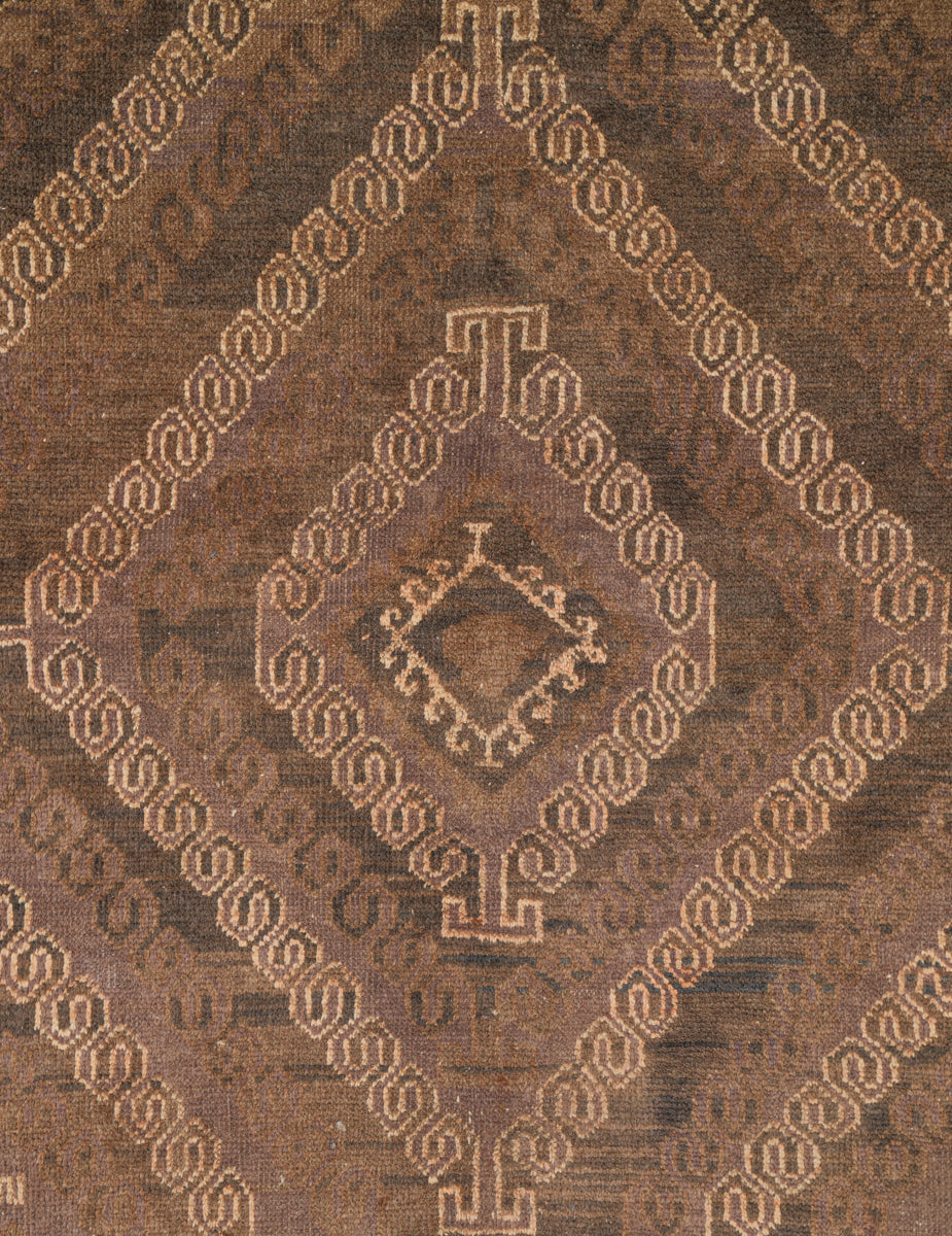 Vintage Turkmen Rug 8'10" x 6'3"