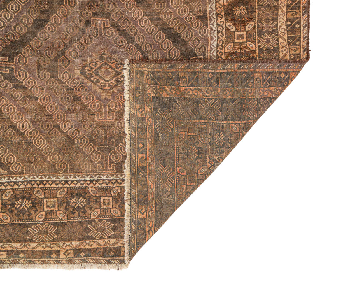 Vintage Turkmen Rug 8'10" x 6'3"