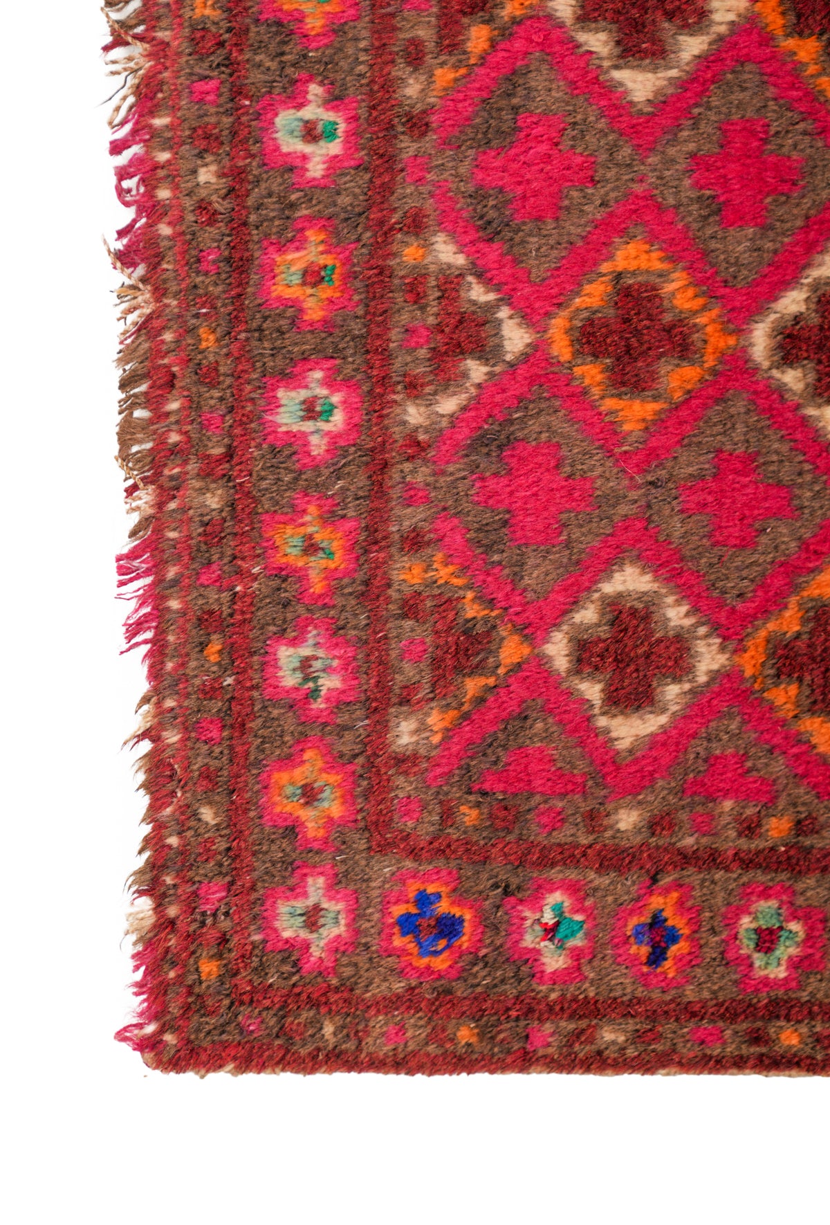 Vintage Baloch Torba Rug 3'9" x 1'7"