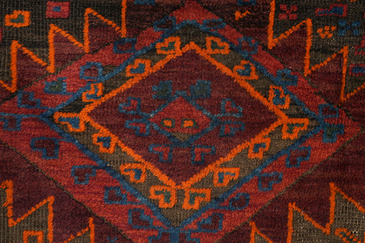 Antique Baloch Rug 2'4" X 1'6"