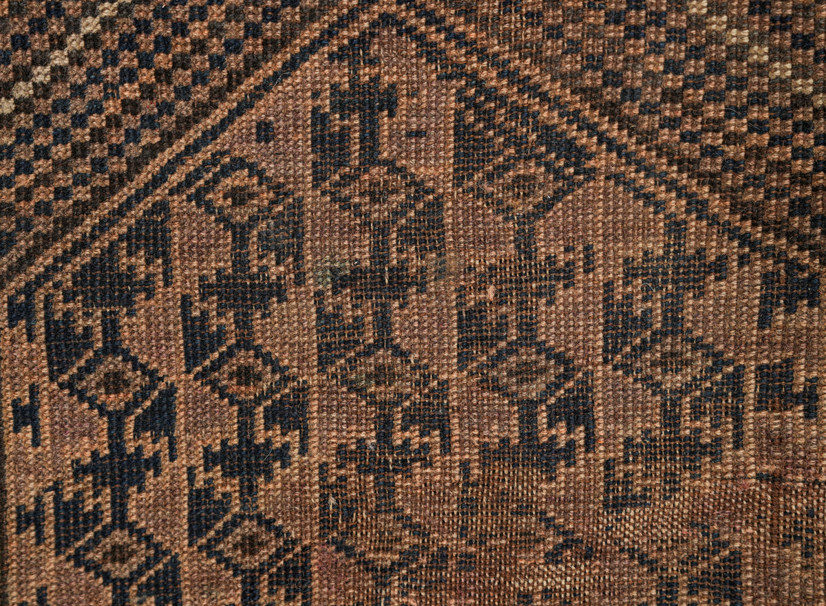 Vintage Baloch Rug 4'2" X 3'2"