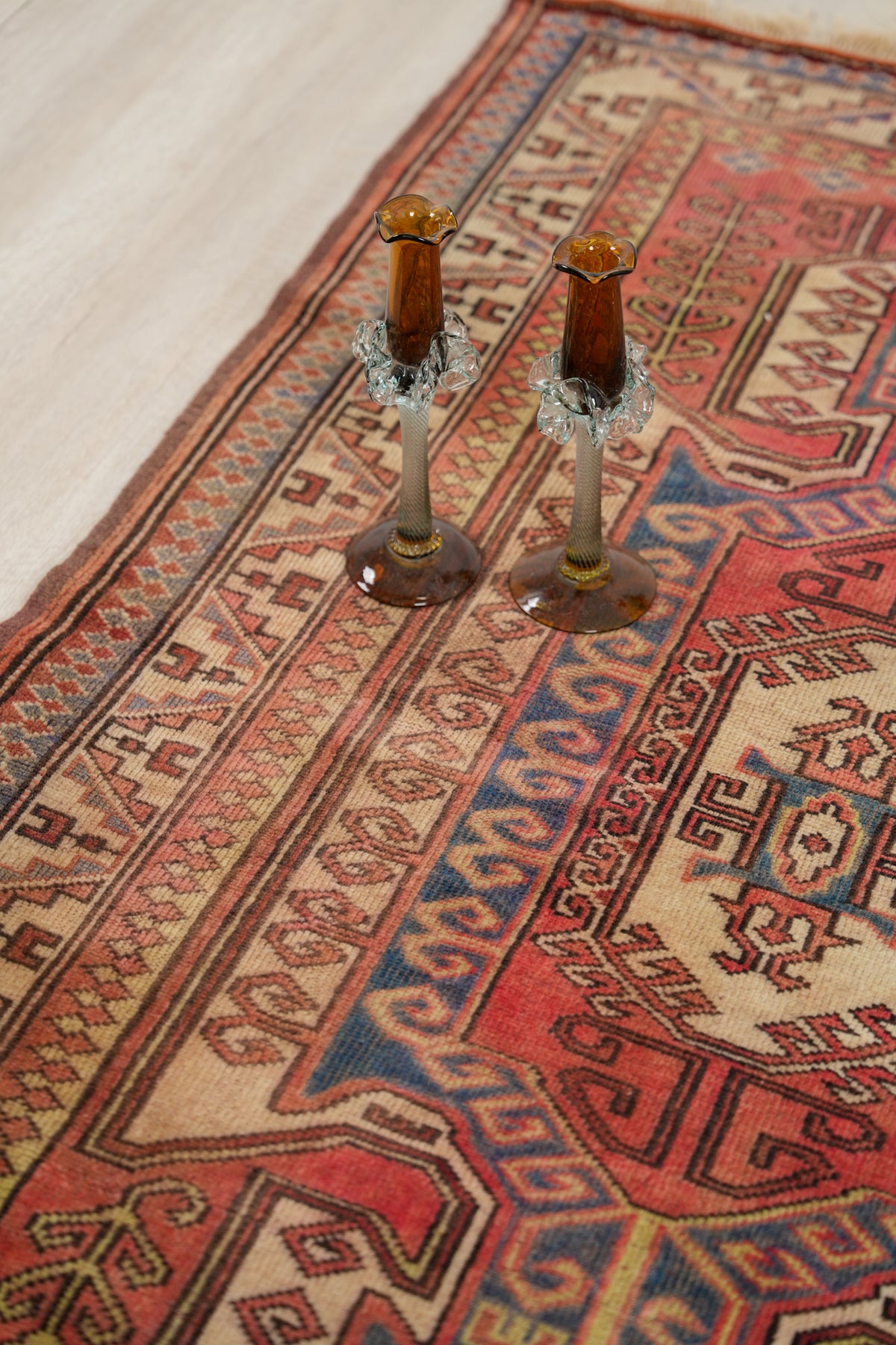 Vintage Turkish Sewan Rug 5'10" X 3'5"