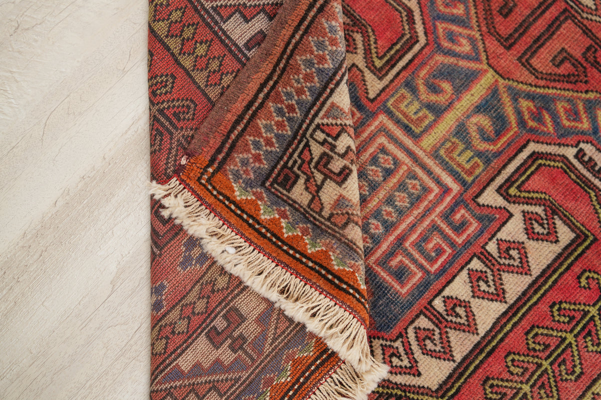 Vintage Turkish Sewan Rug 5'10" X 3'5"