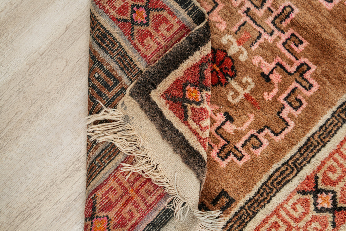 Vintage Tibetan Rug 4'7" x 2'6"