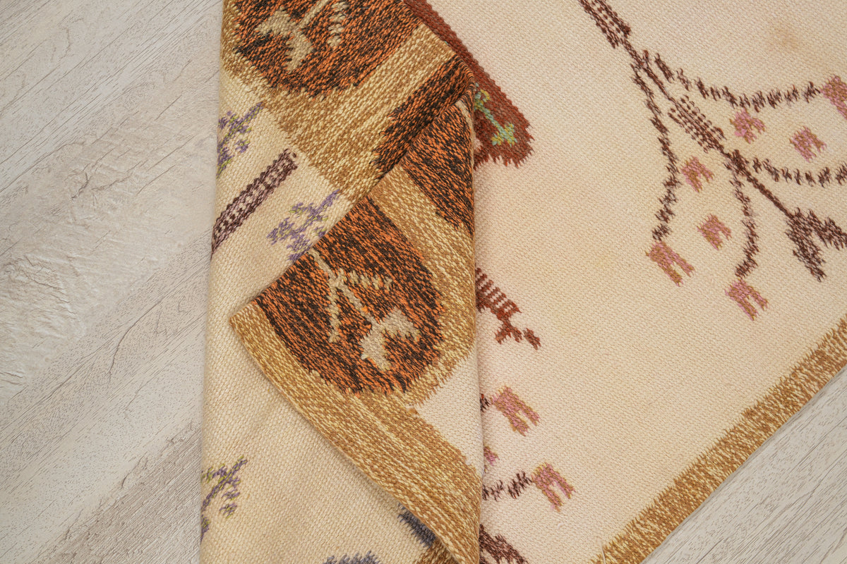 Vintage Scandanavian Eva Nemeth Tapestry 5'8" x 1'9"
