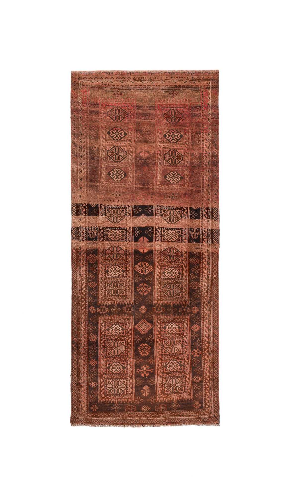 Vintage Turkmen Runner Rug 6'1" X 2'8"