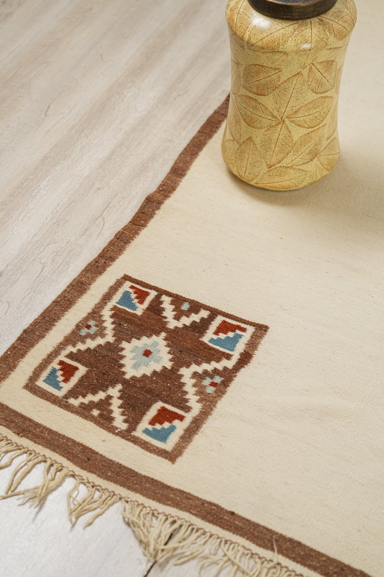 Vintage Moroccan Tapestry 7'7" x 5'10"