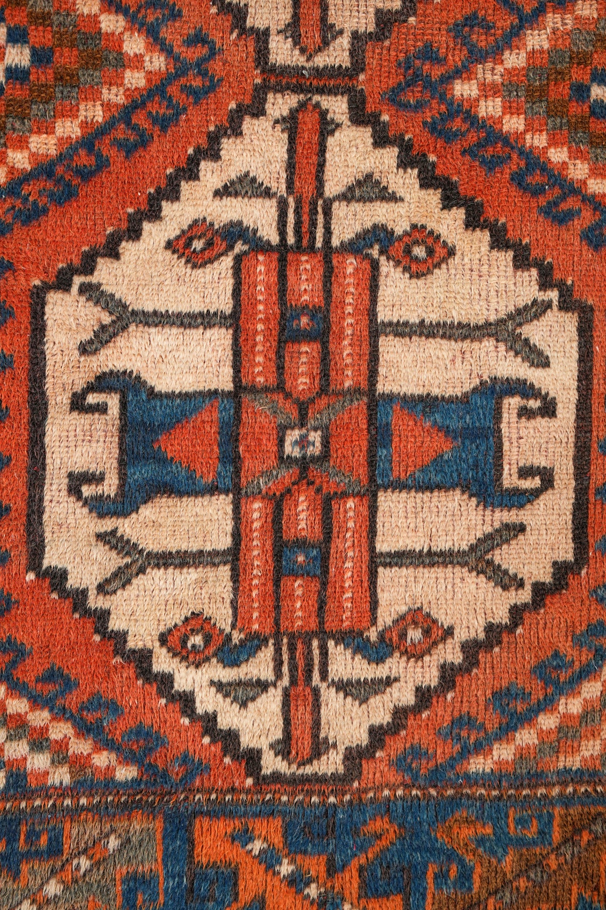Vintage Turkish Milas Rug 4'5" X 3'1"