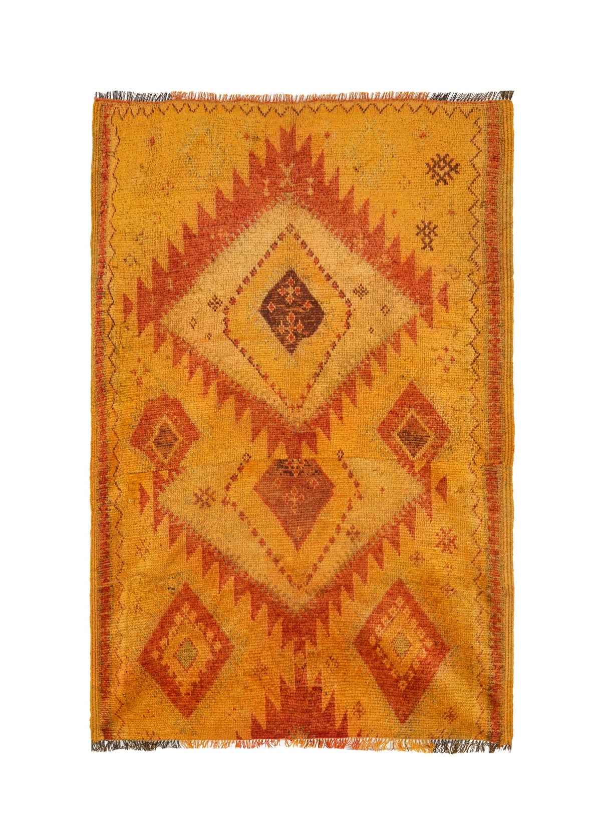 Antique Moroccan Rug 7' x 4'6"
