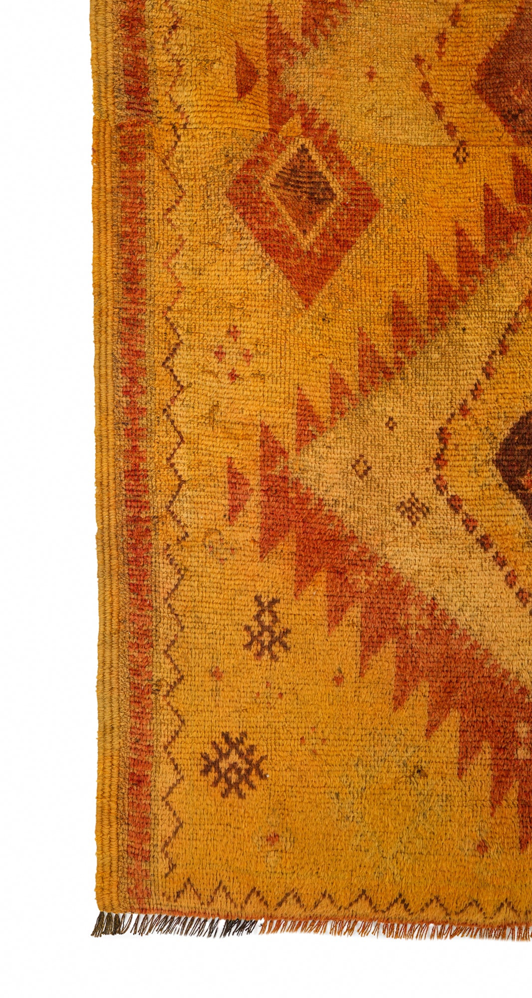 Antique Moroccan Rug 7' x 4'6"
