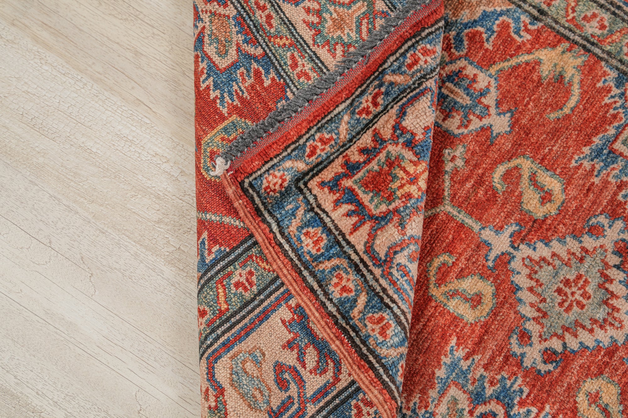 VINTAGE Afghan RUG 4' x 2'7"