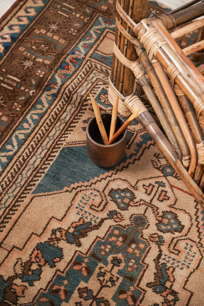 Vintage Turkish Tribal Rug 5'5" x 3'6"