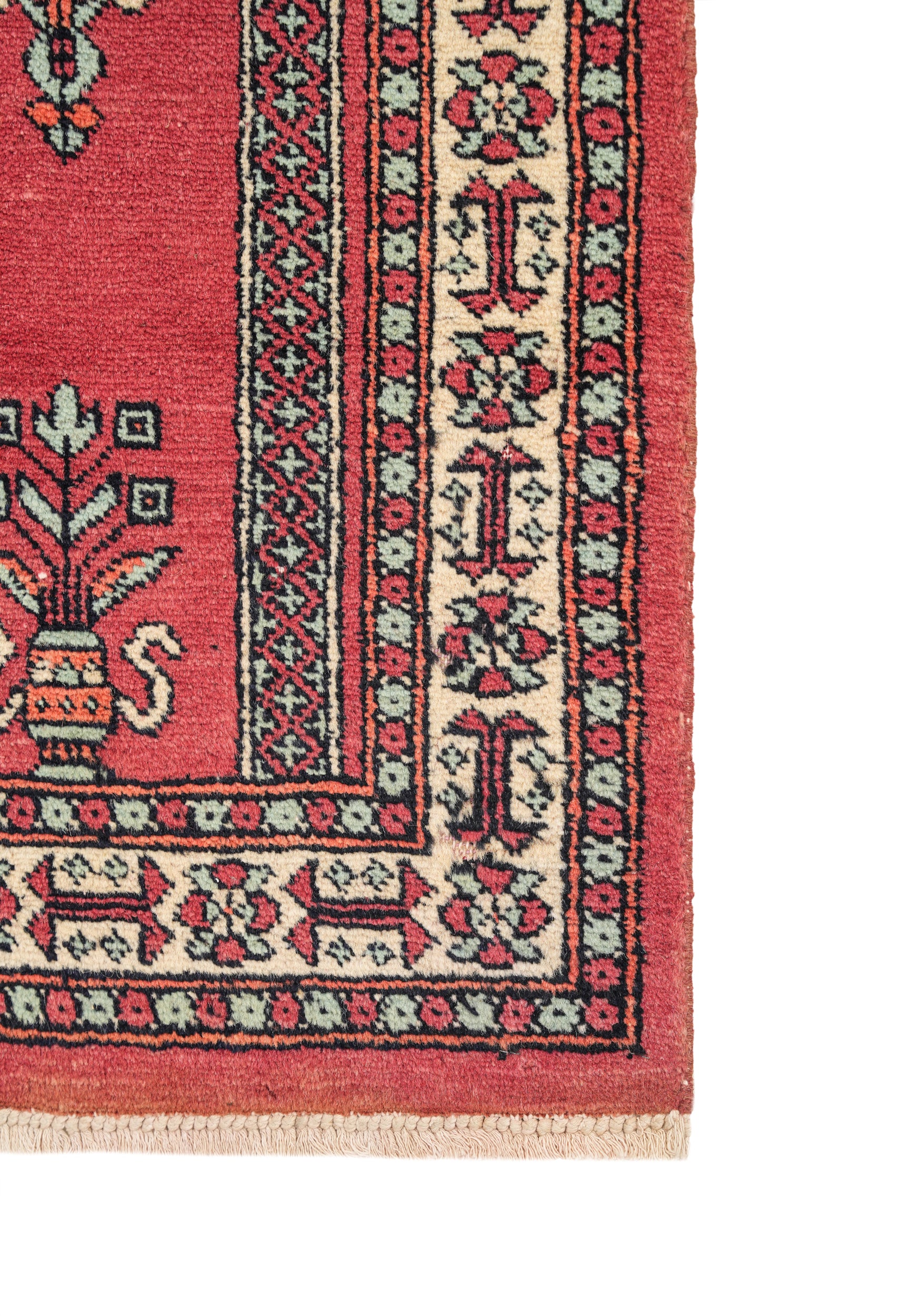 Vintage Kashmiri Rug 3'3" x 2'2"