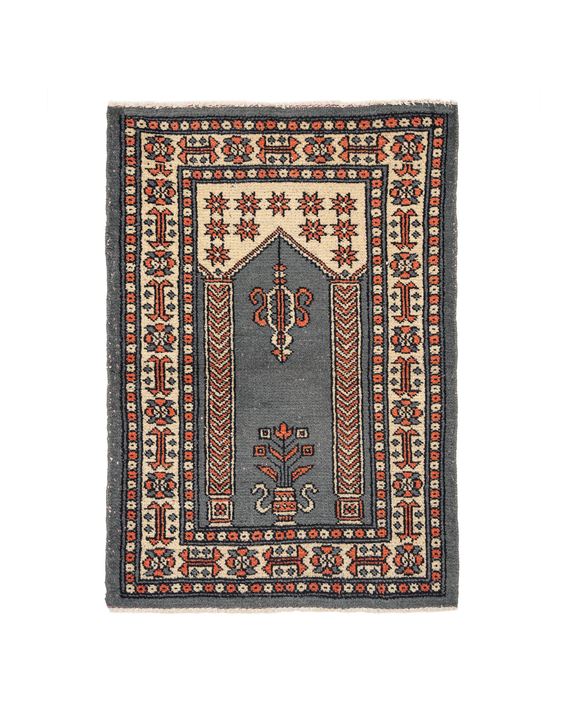 Vintage Kashmiri Rug 3' x 2'2"
