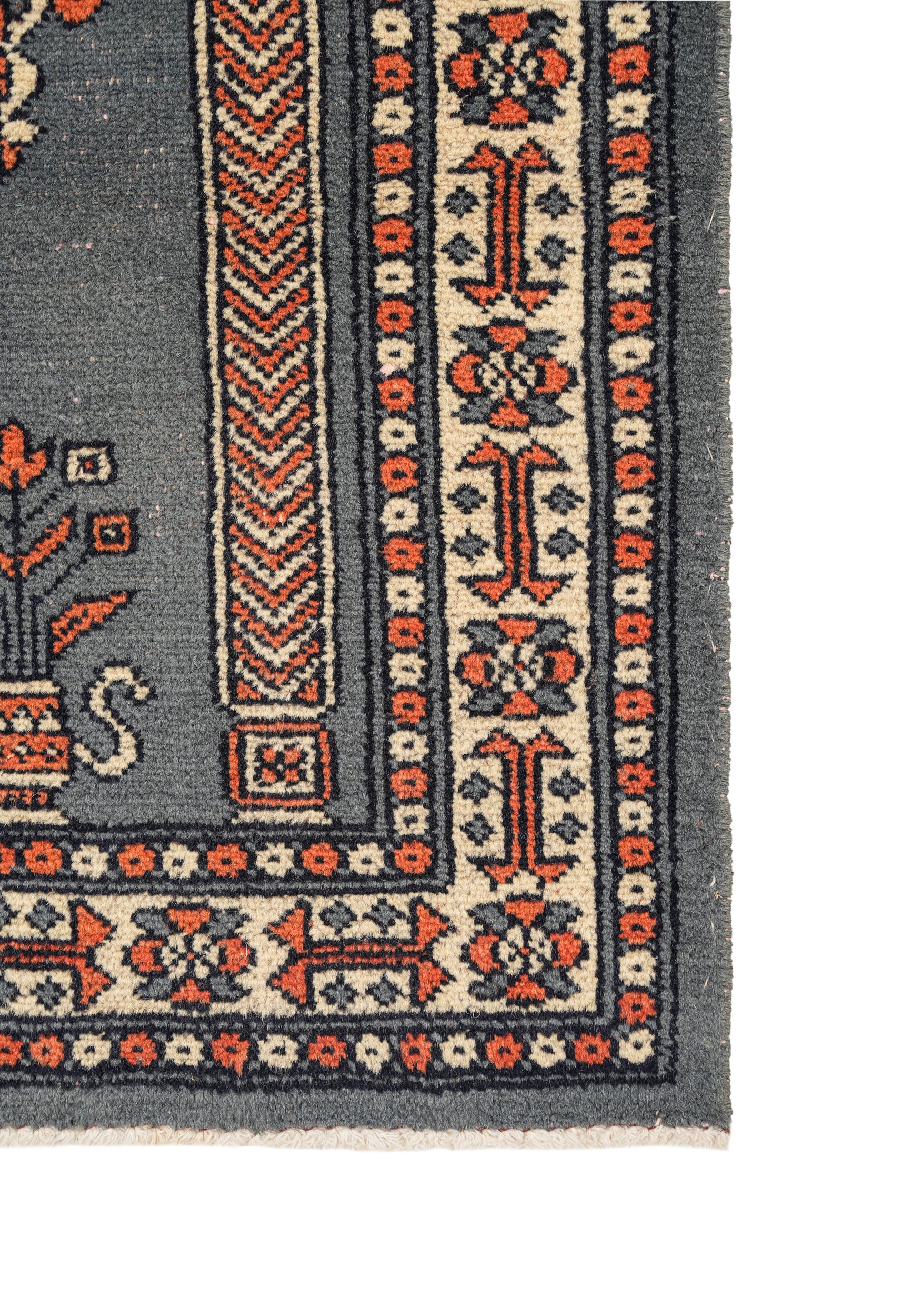 Vintage Kashmiri Rug 3' x 2'2"