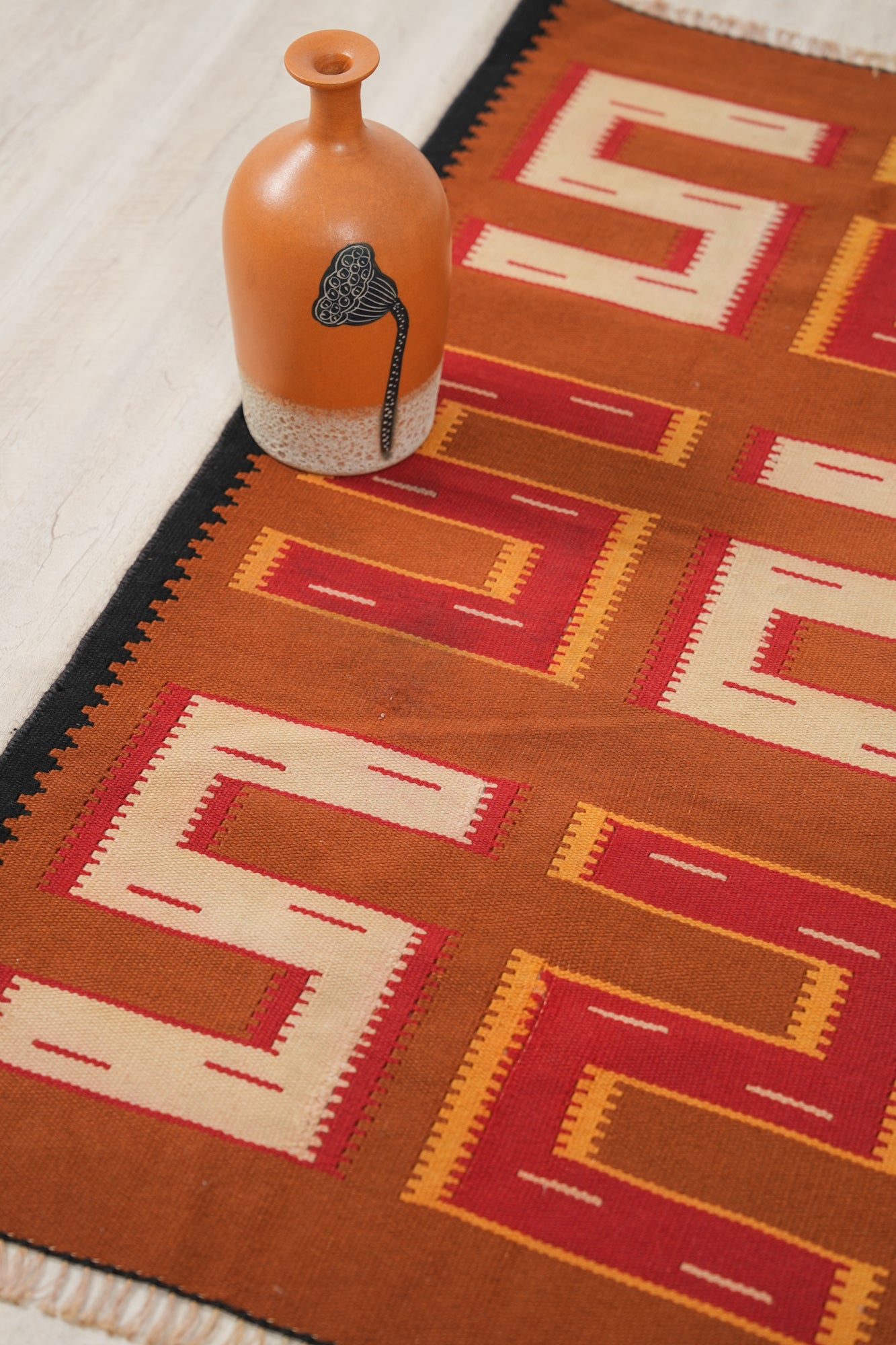 Vintage Scandanvian Kilim 4' x 2'1"
