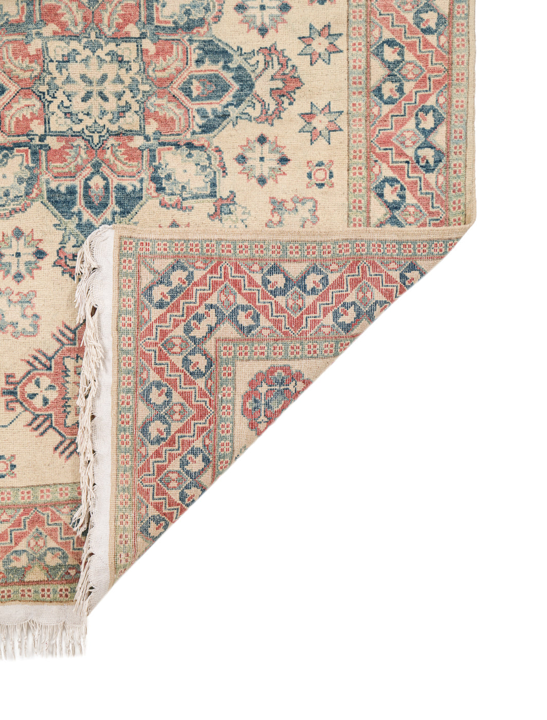 Vintage Afghan Kazak Rug 7' x 5'2"