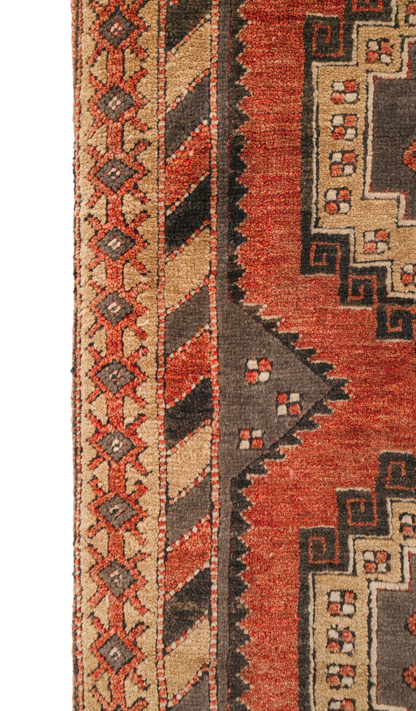 Vintage Anatolian Shirvan Rug 6'2" x 3'4"