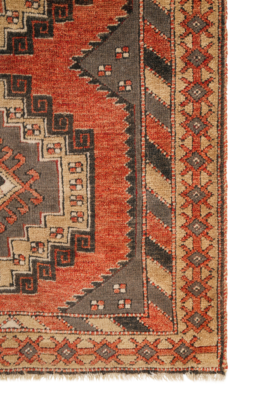 Vintage Anatolian Shirvan Rug 6'2" x 3'4"