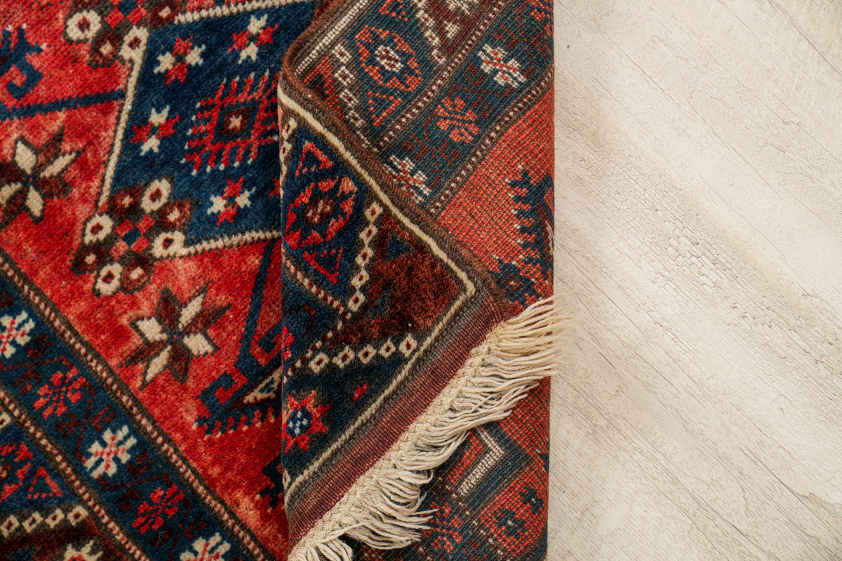 Vintage Anatolian Rug 4' x 2'5"