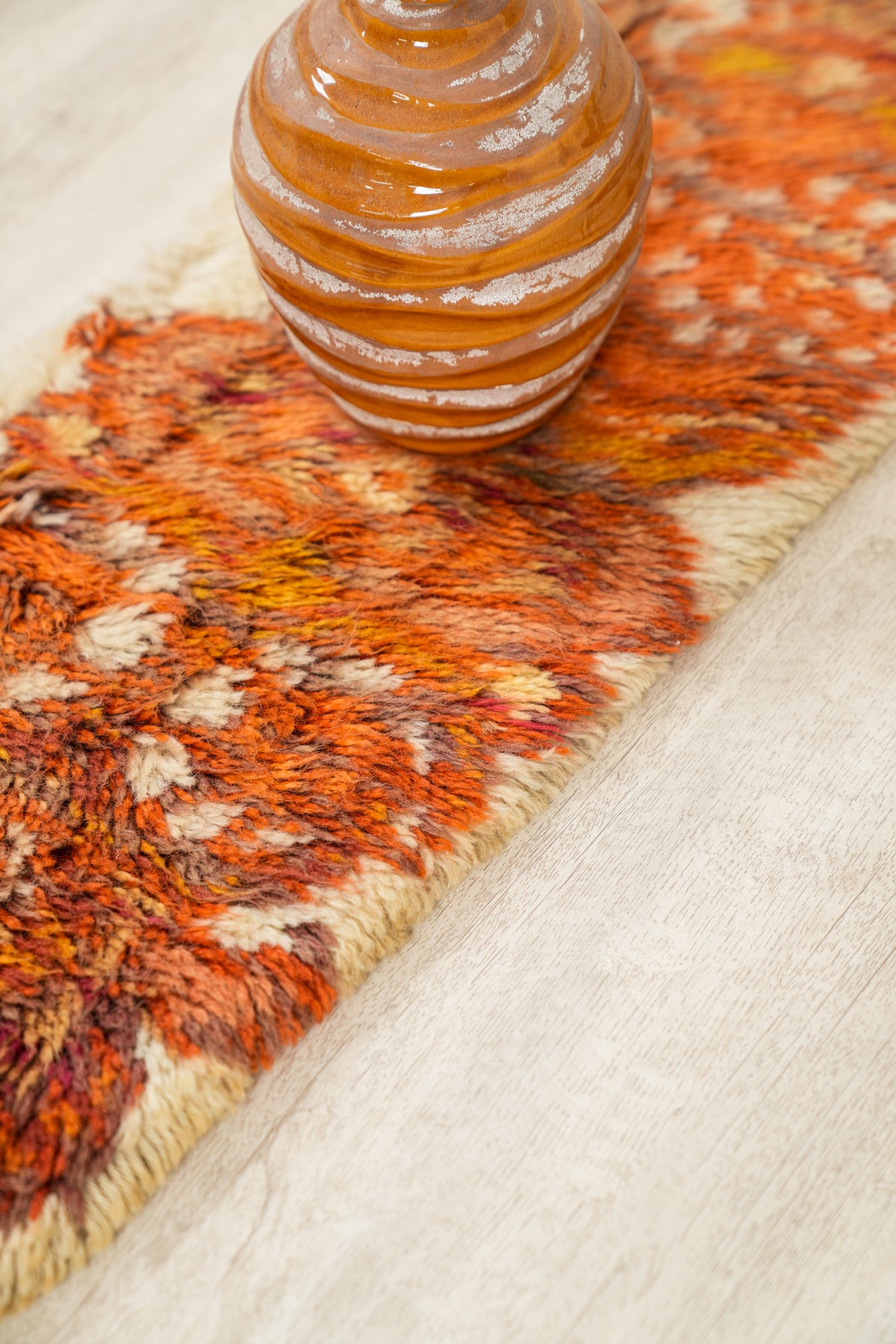 Vintage Scandinavian Rug 3' x 1'