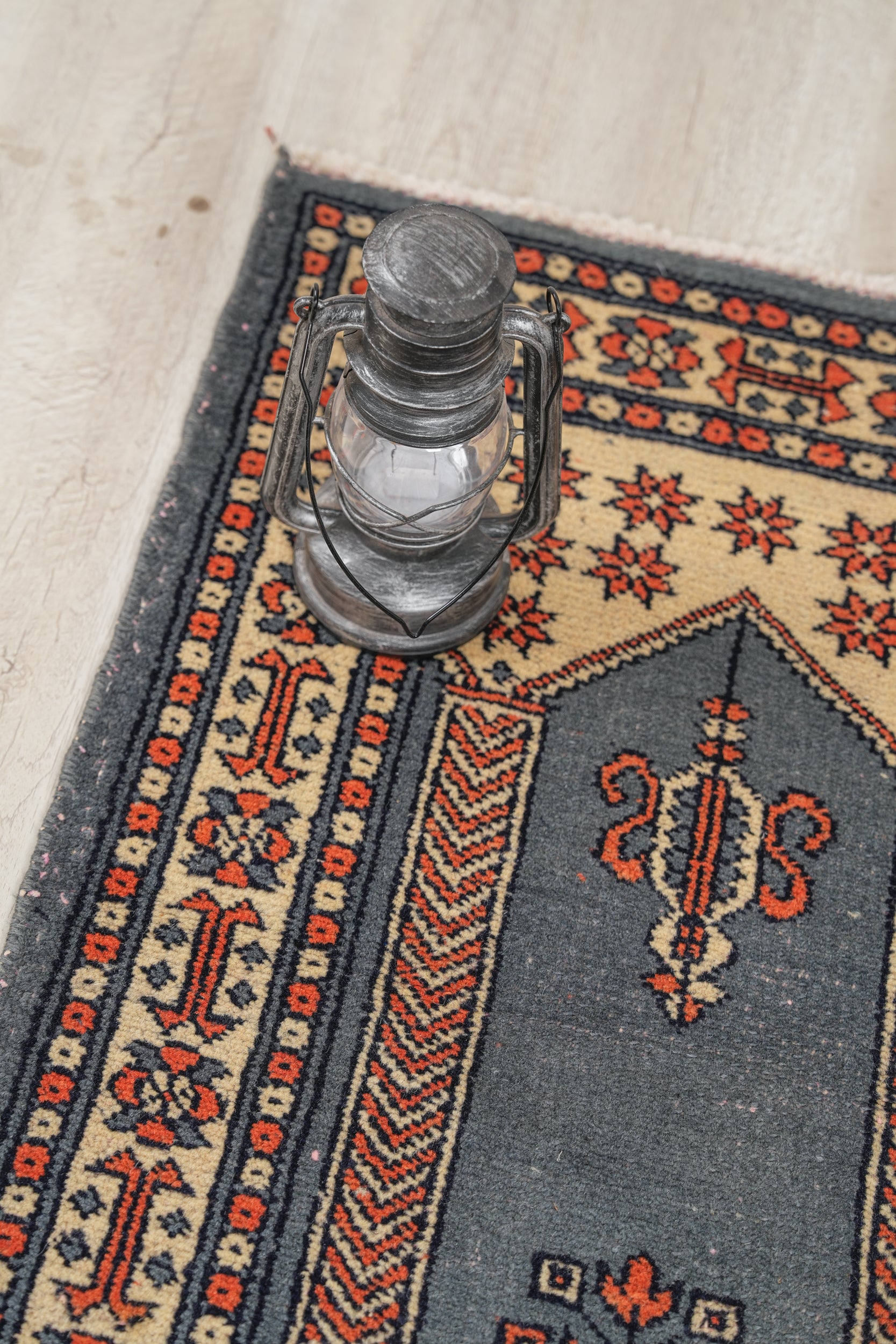 Vintage Kashmiri Rug 3' x 2'2"