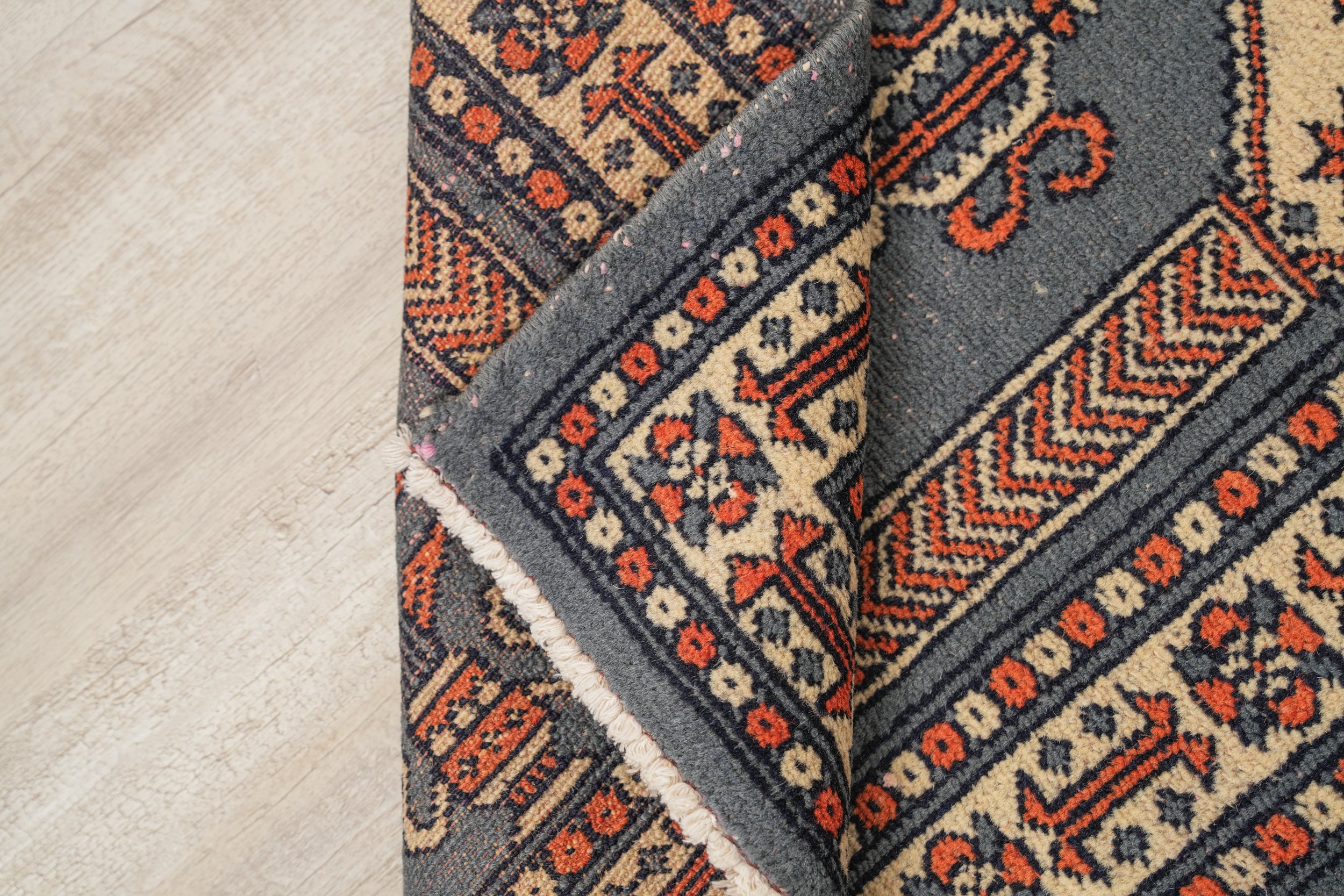 Vintage Kashmiri Rug 3' x 2'2"