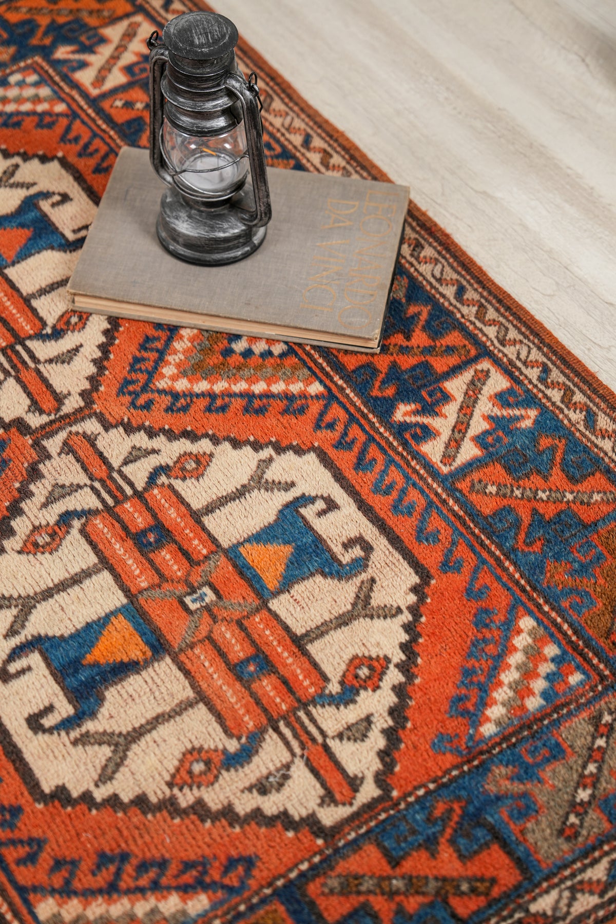 Vintage Turkish Milas Rug 4'5" X 3'1"