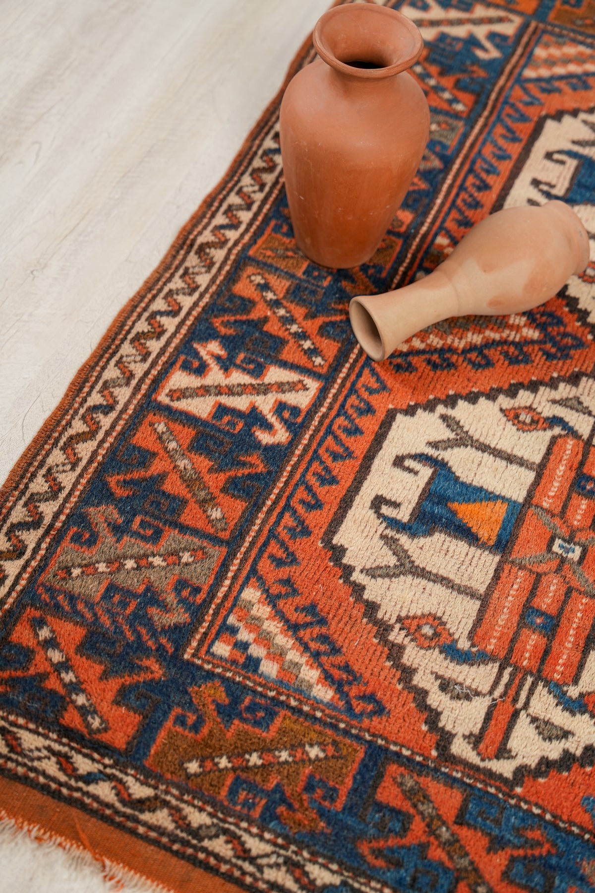 Vintage Turkish Milas Rug 4'5" X 3'1"
