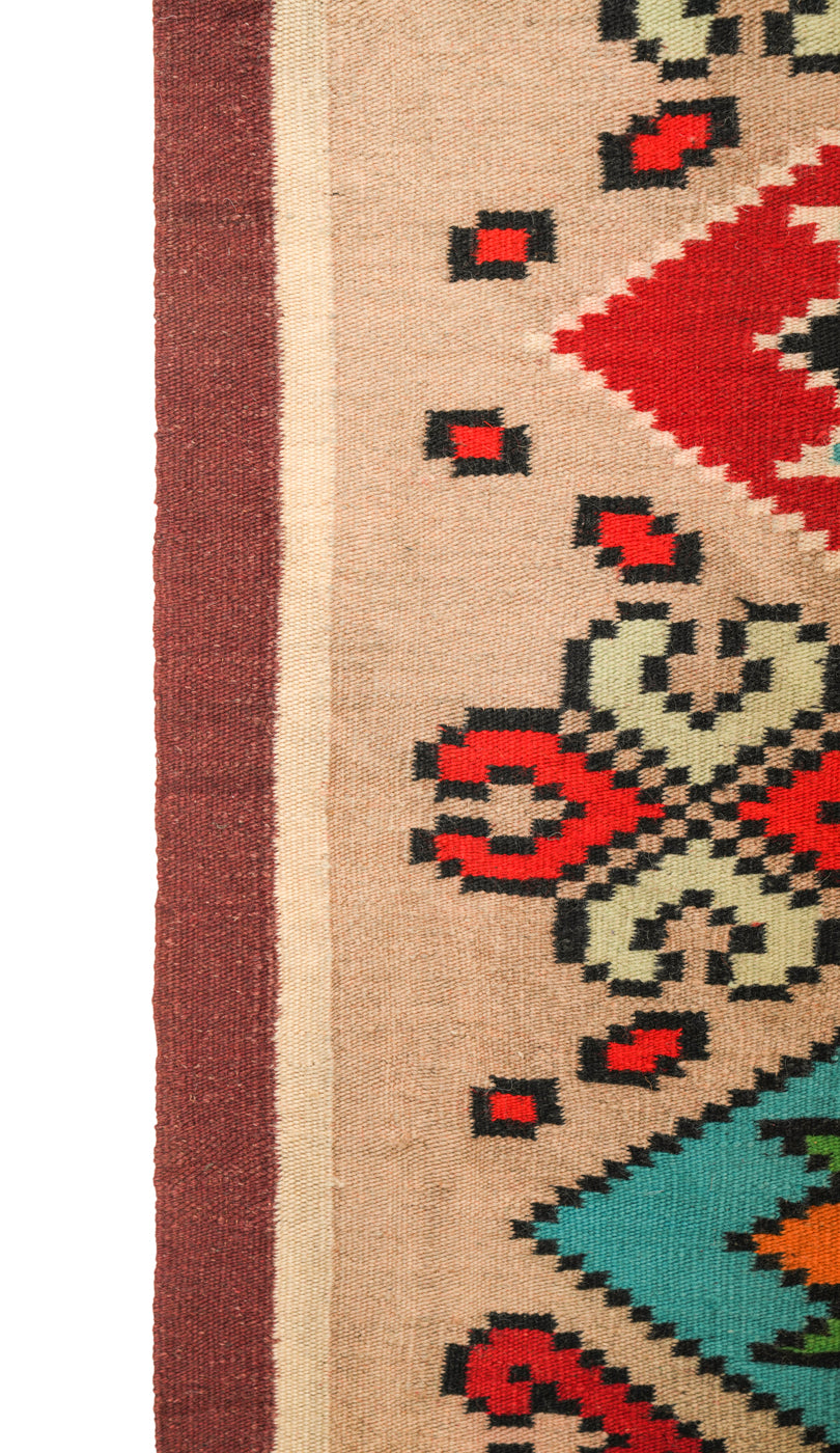 Vintage Scandinavian Kilim 5'3" x 3'2"
