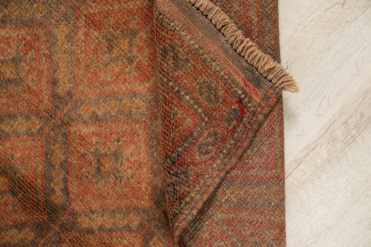 Vintage Baloch Tribal Rug 4'8" x 3'