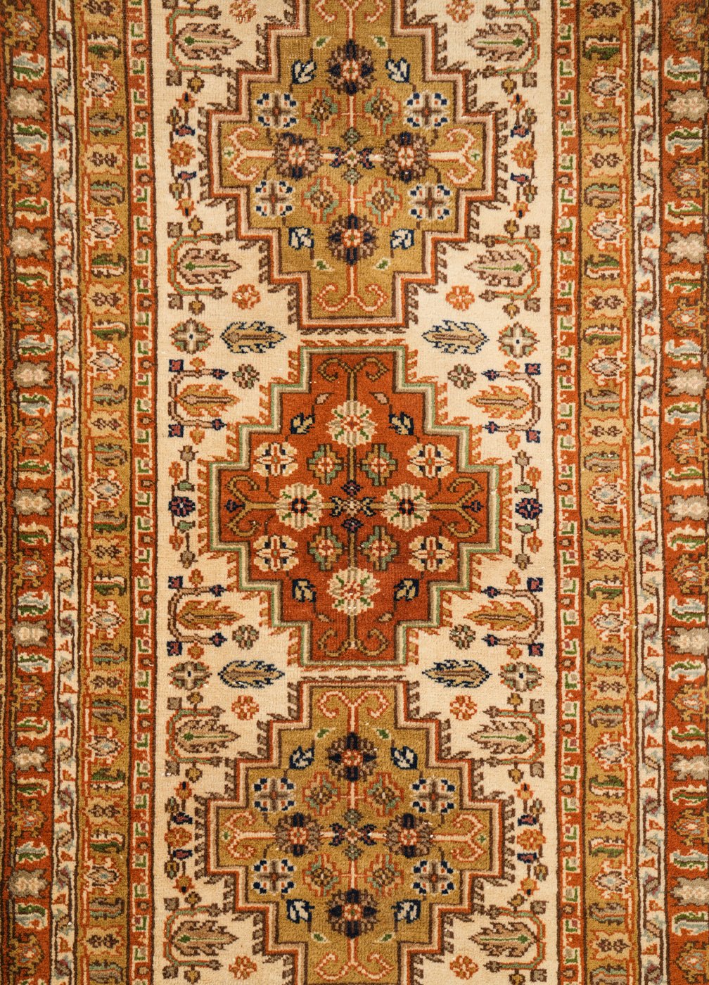 Vintage Kashmiri Hallway Rug 13' x 2'7"