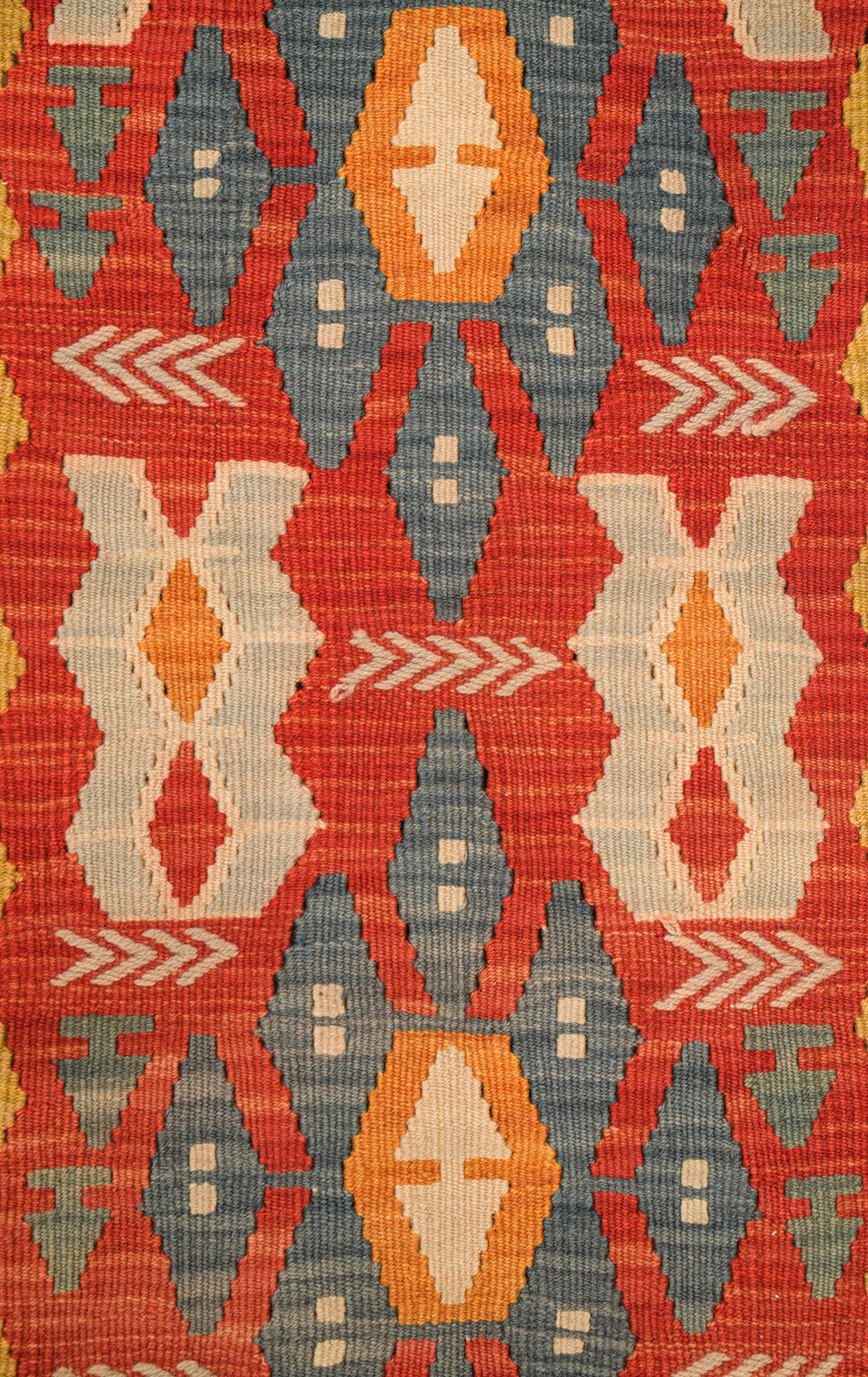 Vintage Turkish Tribal Kilim 4'3" x 2'7"