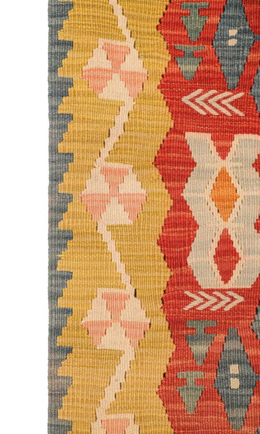 Vintage Turkish Tribal Kilim 4'3" x 2'7"