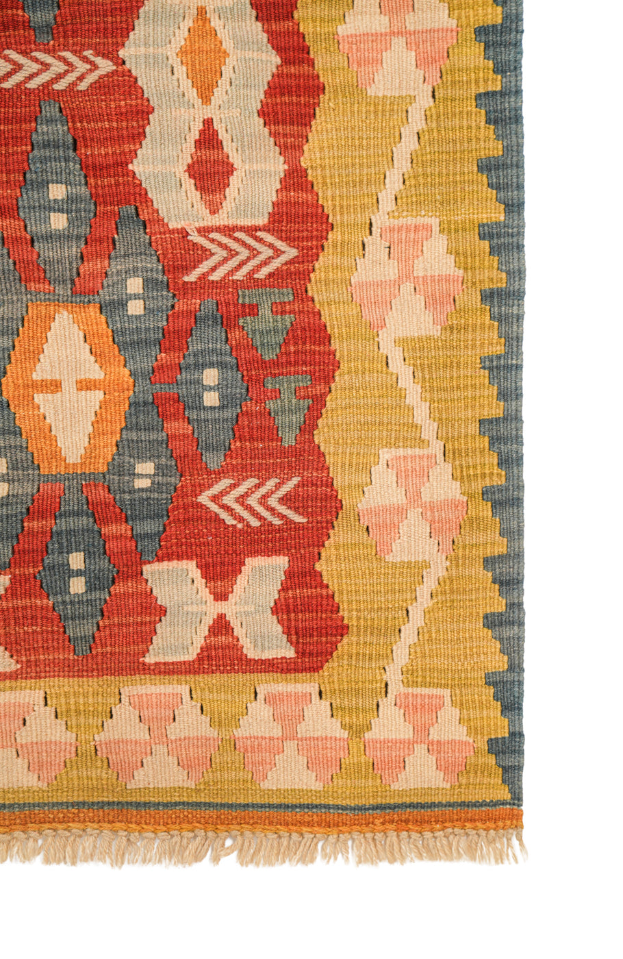 Vintage Turkish Tribal Kilim 4'3" x 2'7"